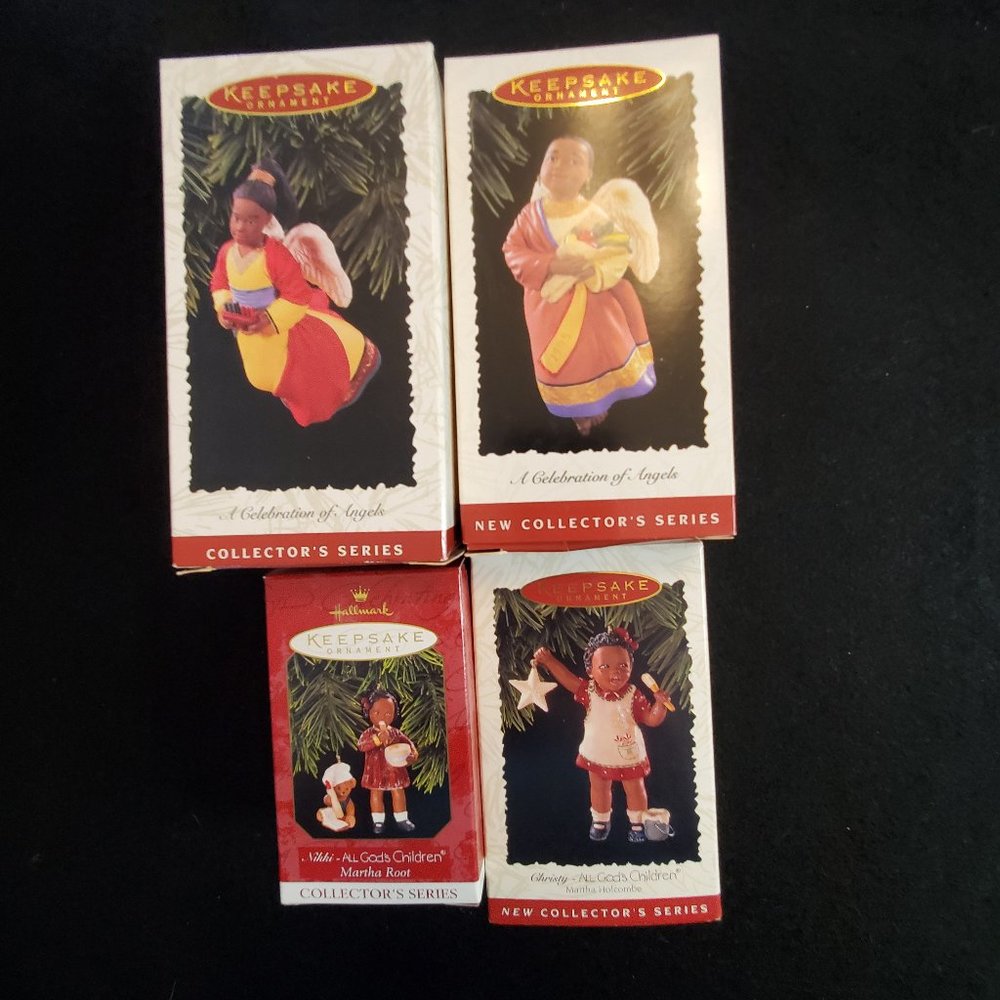 Hallmark Kwanzaa & Christmas Ornaments NIB